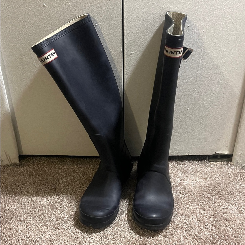 Hunter Classic Deep purple Waterproof Boots - Picture 3 of 12